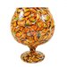 Vaza Orange Glass, 19 cm